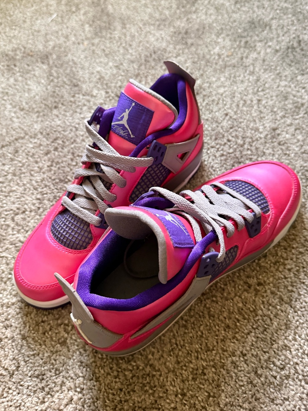Nike Air Jordan 4 2013 Retro Pink Foil - Picture 6 of 10